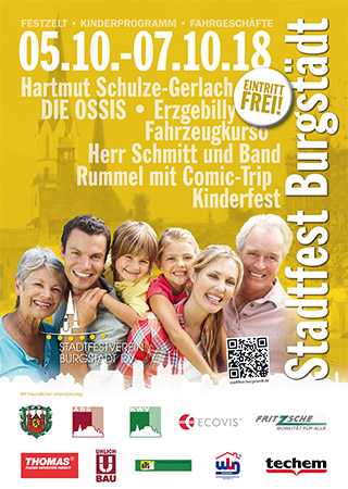 Plakat Stadtfest Burgstädt