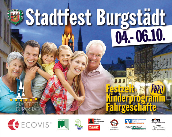 Plakat Stadtfest Burgstädt